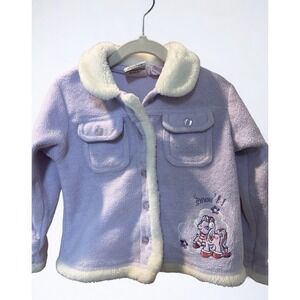 2004 My Little Pony Lavender Fleece Jacket with Snow Elf Pony Embroidery size 3T